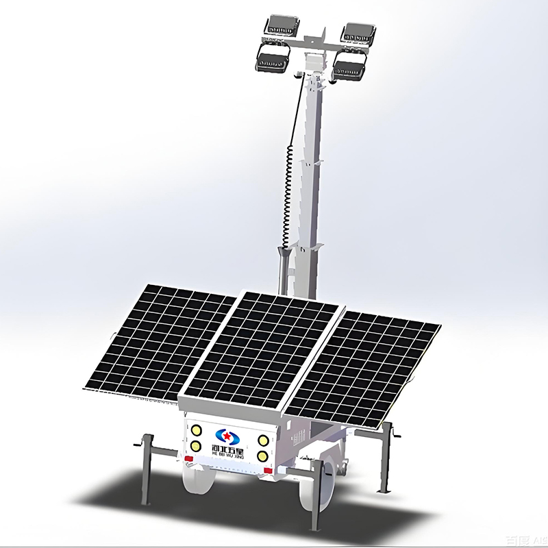 移動式光伏發(fā)電儲能應急照明災害報警搶險救災一體化方艙